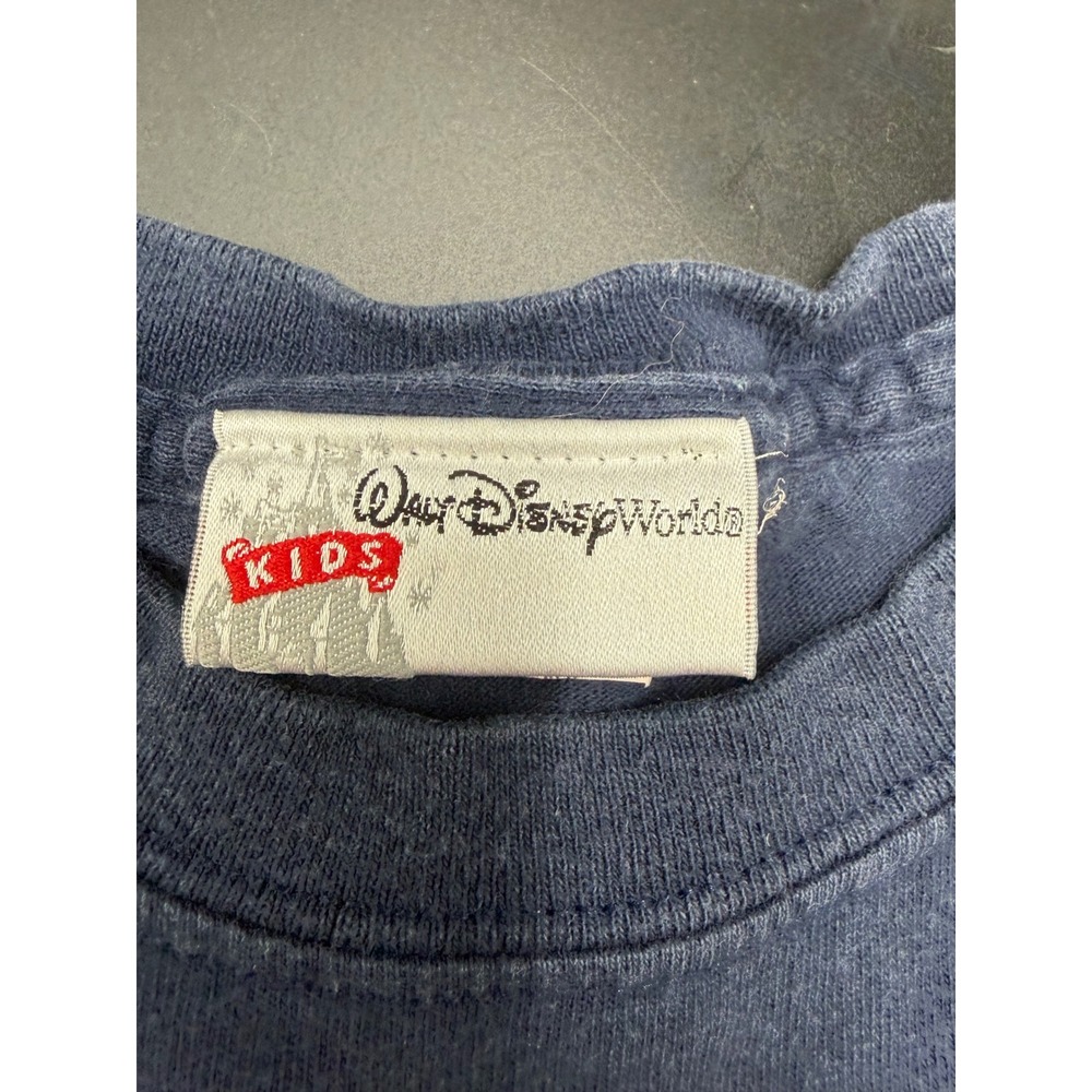 Vintage Walt Disney World Mickey Mouse & Friends Navy Blue Graphic T-Shirt Kids - Picture 3 of 5
